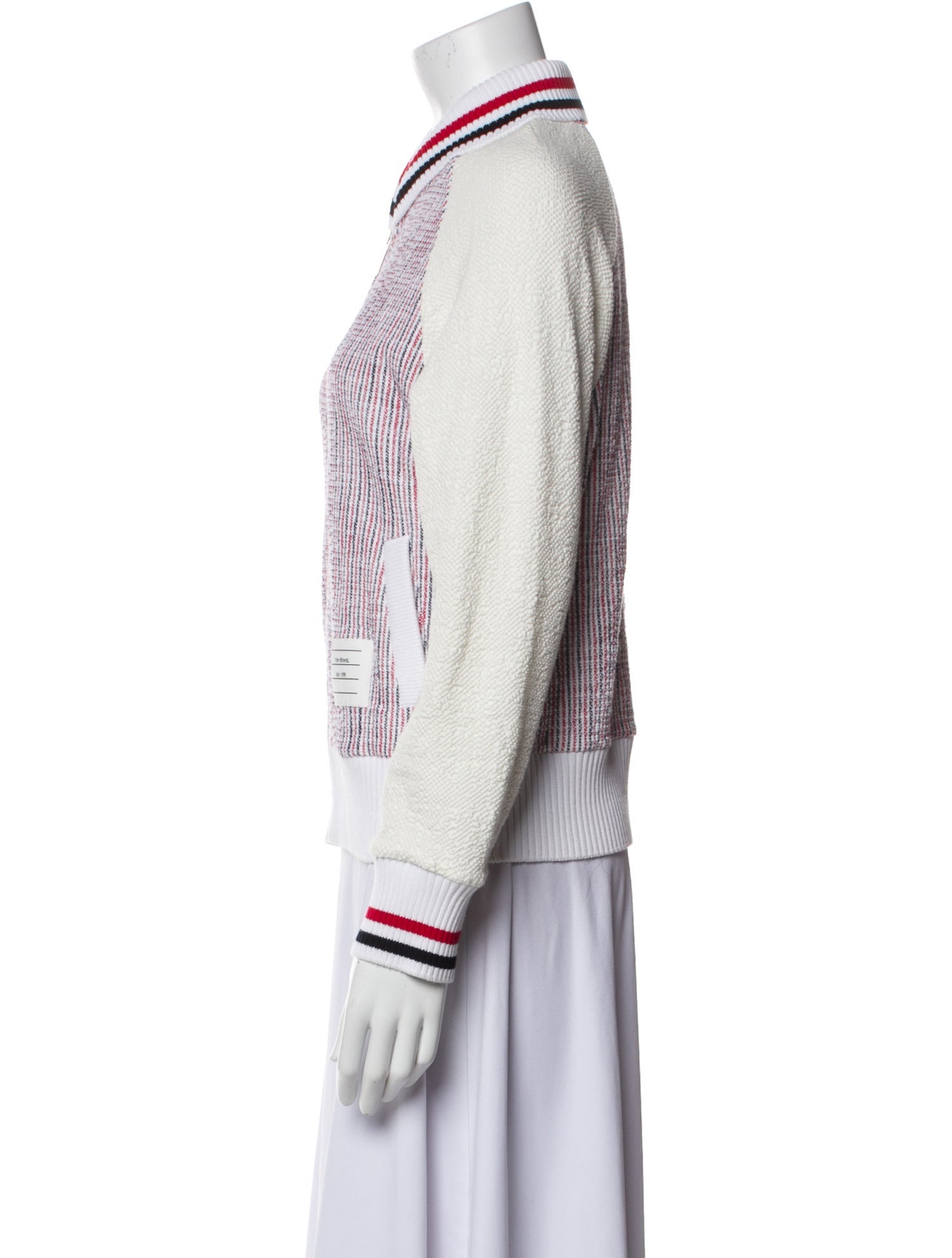 Thom Browne Striped Bomber Jacket